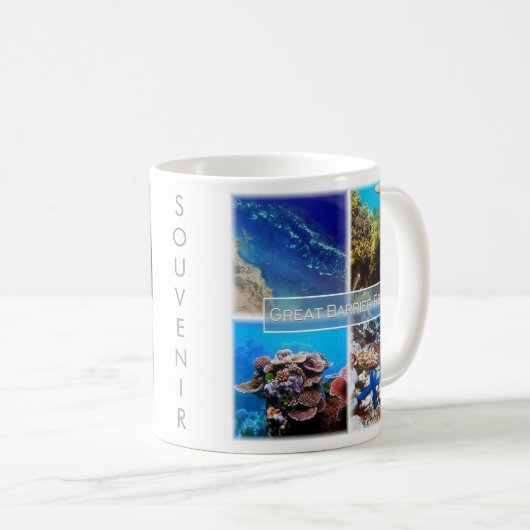 zAU011 THE GREAT BARRIER REEF, Australien, Kaffeetasse (VorderseiteRechts)