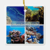 zAU011 THE GREAT BARRIER REEF, Australien, Keramikornament (Vorderseite)