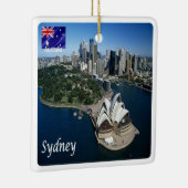 ZAU026 SYDNEY Australien, Opernhaus, Keramik Orna Keramikornament (Rechts)