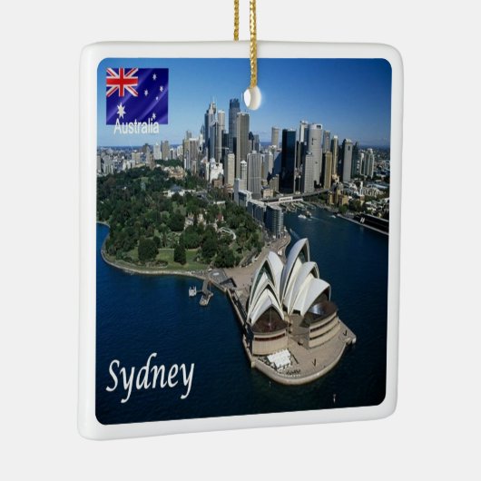 ZAU026 SYDNEY Australien, Opernhaus, Keramik Orna Keramikornament (Rechts)