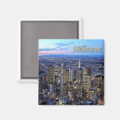 zAU045 MELBOURNE, Luftfahrt, Australien, Kühlschra Magnet (Vorderseite/Rückseite)
