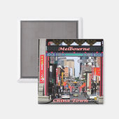 zAU060 MELBOURNE, China Town, Australien, Kühlschr Magnet (Vorderseite/Rückseite)