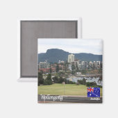 zAU086 WOLLOGONG, Australien, Ozeanien, Kühlschran Magnet (Vorderseite/Rückseite)