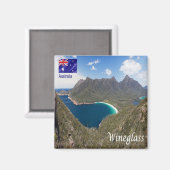 zAU087 WENEGLASS BAY, Australien, Ozeanien, Kühlsc Magnet (Vorderseite/Rückseite)