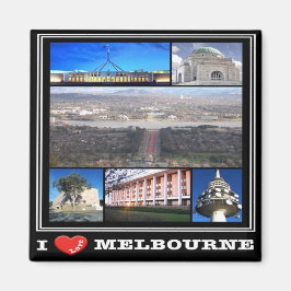 zAU094 MELBOURNE, I Liebe, Mosaik, Australien, Küh Magnet