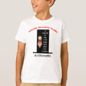 Zauber-Arithmetic-Zauberhutte-Eiscreme T-Shirt (Vorderseite)