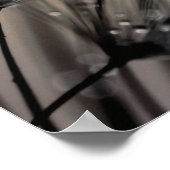 Zauber Dandelion Khaki Hintergrund Poster (Ecke)