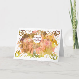 Zauber der Magie: Zwei Feenfreunde im Garten Karte