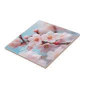 Zauber der rosa Blüten  Fliese (Seite)