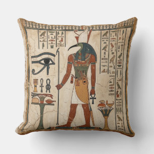Zauber des Djehuti: Thoth-Magier Altägyptisch Kissen