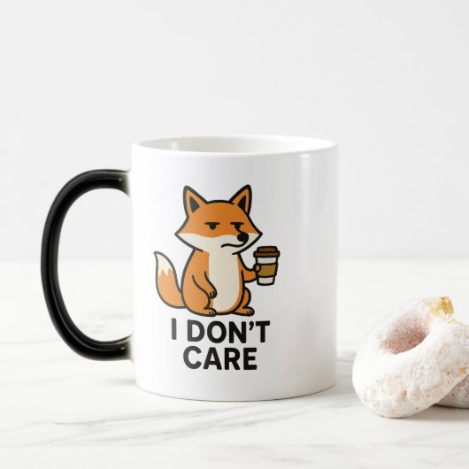 Zauber-Fuchs-Tasse Verwandlungstasse (Mit Donut)
