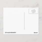 Zauber-Halloween - Hexenhandpostkarte Postkarte (Rückseite)