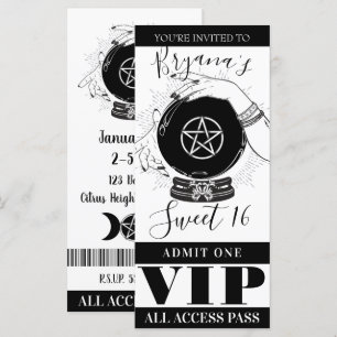 Zauber Kristallkugel Wahrsager Party VIP-Ticket