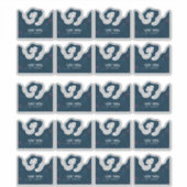 Zauber-Liebe-Zauber-Labels magisch Swirl Aufkleber (Vorderseite)