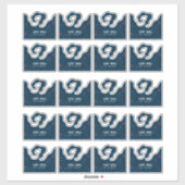 Zauber-Liebe-Zauber-Labels magisch Swirl Aufkleber (Blatt)