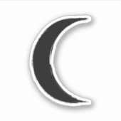 Zauber-Magie des dunklen Mondes Aufkleber (Vorderseite)