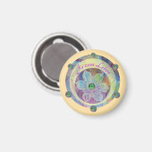 Zauber -  magnet (Vorderseite/Rückseite)