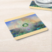 Zauber - rechteckiger pappuntersetzer (angewinkelt)