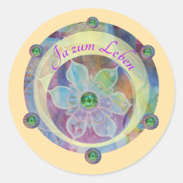 Zauber -  runder aufkleber