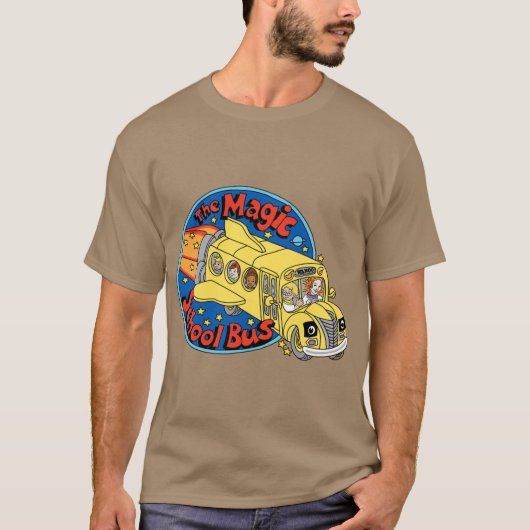 Zauber-Schulbus Mädchen T-Shirt (Vorderseite)
