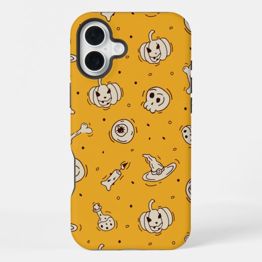 Zauber & Skelette Halloween-Fall iPhone Hülle (Rückseite)