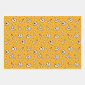 Zauber & Skelette Halloween Theme Wrapping Papers Geschenkpapier Set (Vorderseite 3)