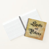 Zauber und Potions SpiralNotebook Notizblock (Innenseite)