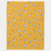 Zauber und Skelette Halloween Fleece Blanket (Vorderseite)