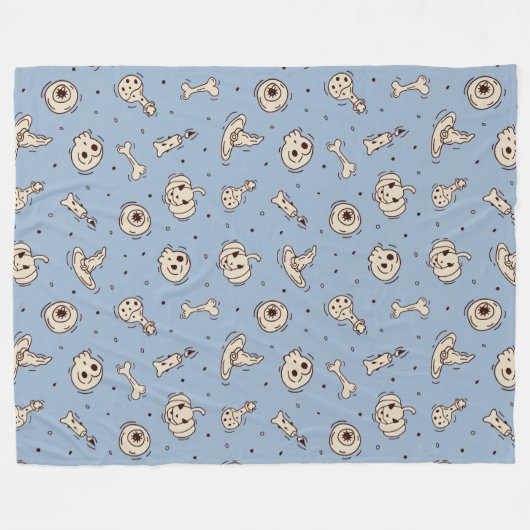 Zauber und Skelette Halloween Fleece Blanket (Vorderseite (Horizontal))
