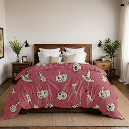 Zauber und Skelette Halloween Fleece Blanket