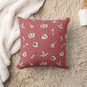Zauber und Skelette Halloween-Kissen Kissen