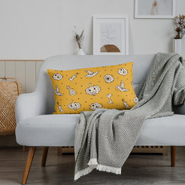 Zauber und Skelette Halloween-Kissen Lendenkissen