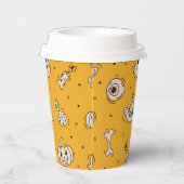 Zauber und Skelette Papiertasse Pappbecher (Rechts)