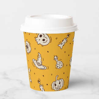 Zauber und Skelette Papiertasse Pappbecher