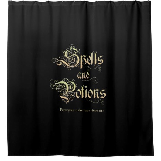 Zauber und Tränke Duschvorhang (Vorderseite)