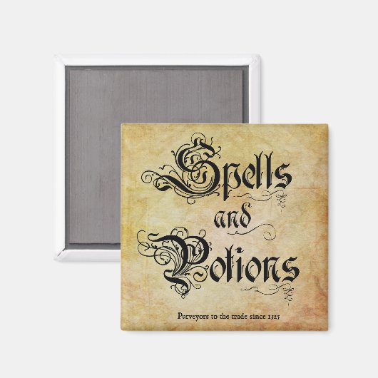 Zauber und Tränke Magnet (Vorderseite/Rückseite)