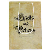 Zauber und Tränke Mittlere Geschenktüte (Rückseite)