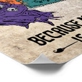 Zauber, weil murd*r falsch ist poster (Ecke)