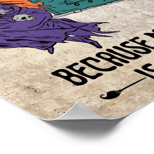 Zauber, weil murd*r falsch ist poster (Ecke)