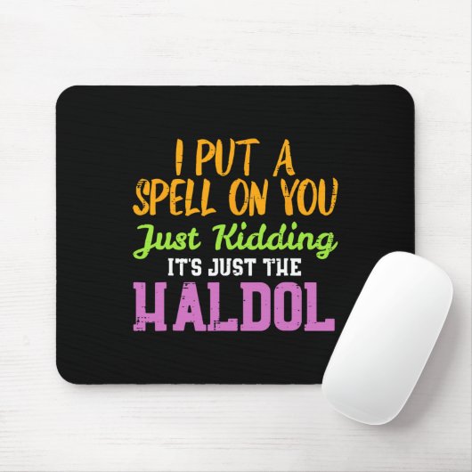 Zauber, wie Haldol Funny Nurshase Halloween RN Mousepad (Mit Mouse)