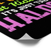 Zauber, wie Haldol Funny Nurshase Halloween RN Poster (Ecke)