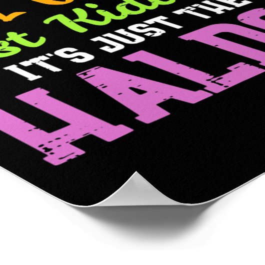 Zauber, wie Haldol Funny Nurshase Halloween RN Poster (Ecke)