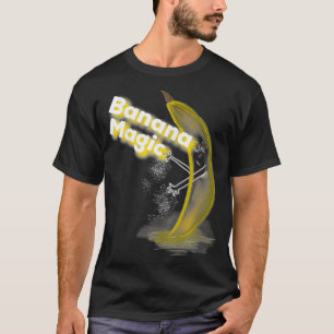 Zauberbanane Lustiger Zauberer Obst Geschenke T-Shirt