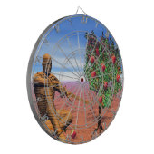 Zauberbaum Dartscheibe (Vorderseite Links)