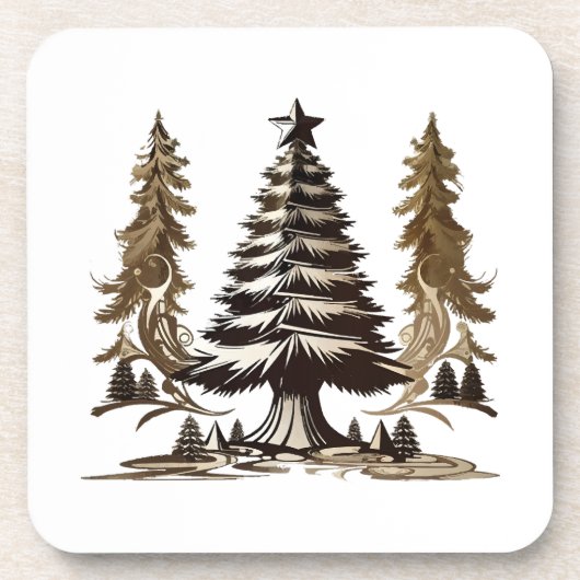 Zauberbaum Getränkeuntersetzer (Vorderseite)