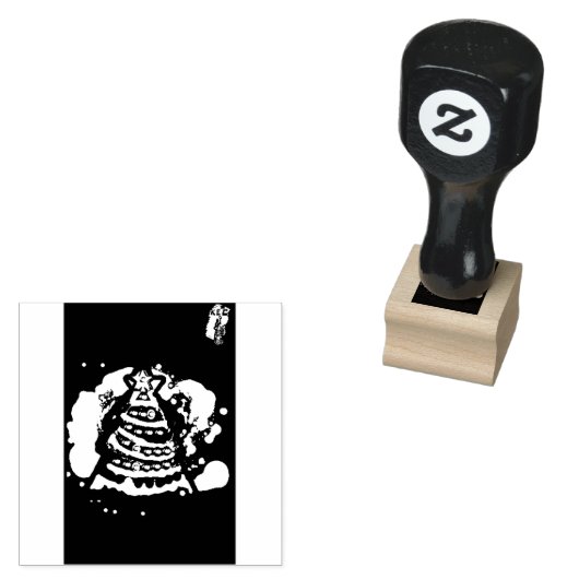 Zauberbaum Gummistempel (Stempel)