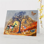 Zauberbaum Karte (Gelbe Blume)