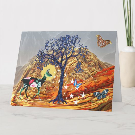 Zauberbaum Karte (Rückseite)