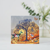 Zauberbaum Karte (Stehend Vorderseite)