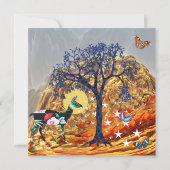 Zauberbaum Karte (Rückseite)